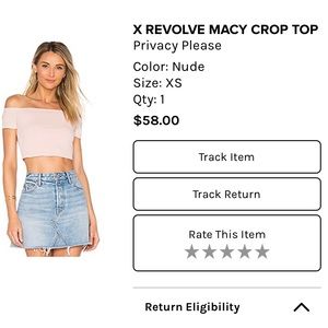 Privacy please off the shoulder crop 💕